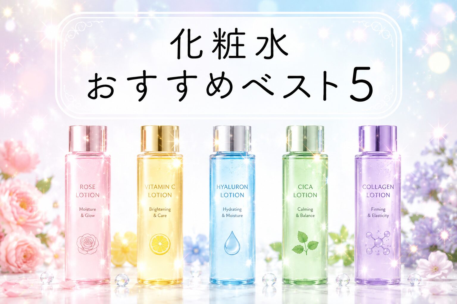 化粧水おすすめベスト5